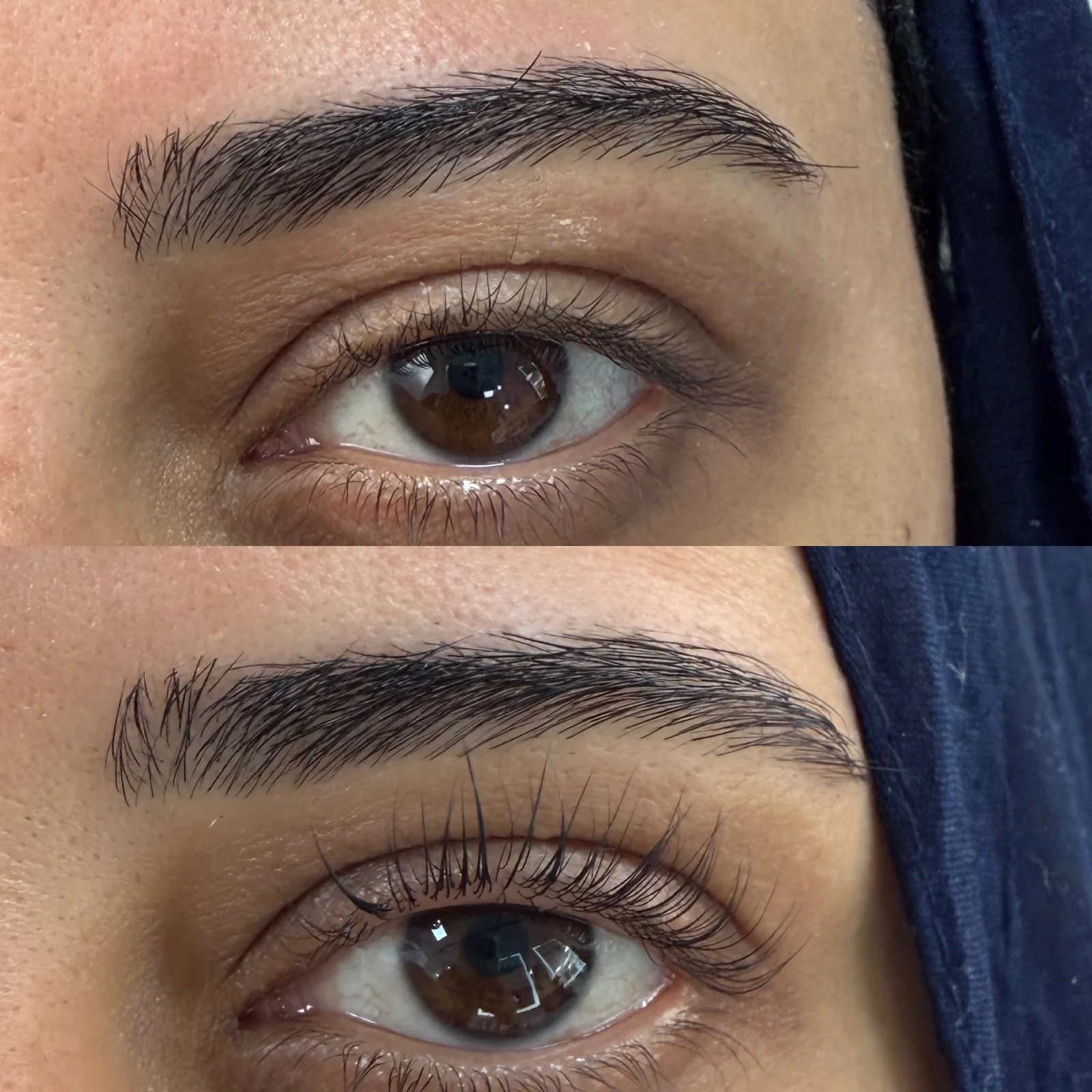 Arden Beauty kirpik lifting uygulaması sonucu