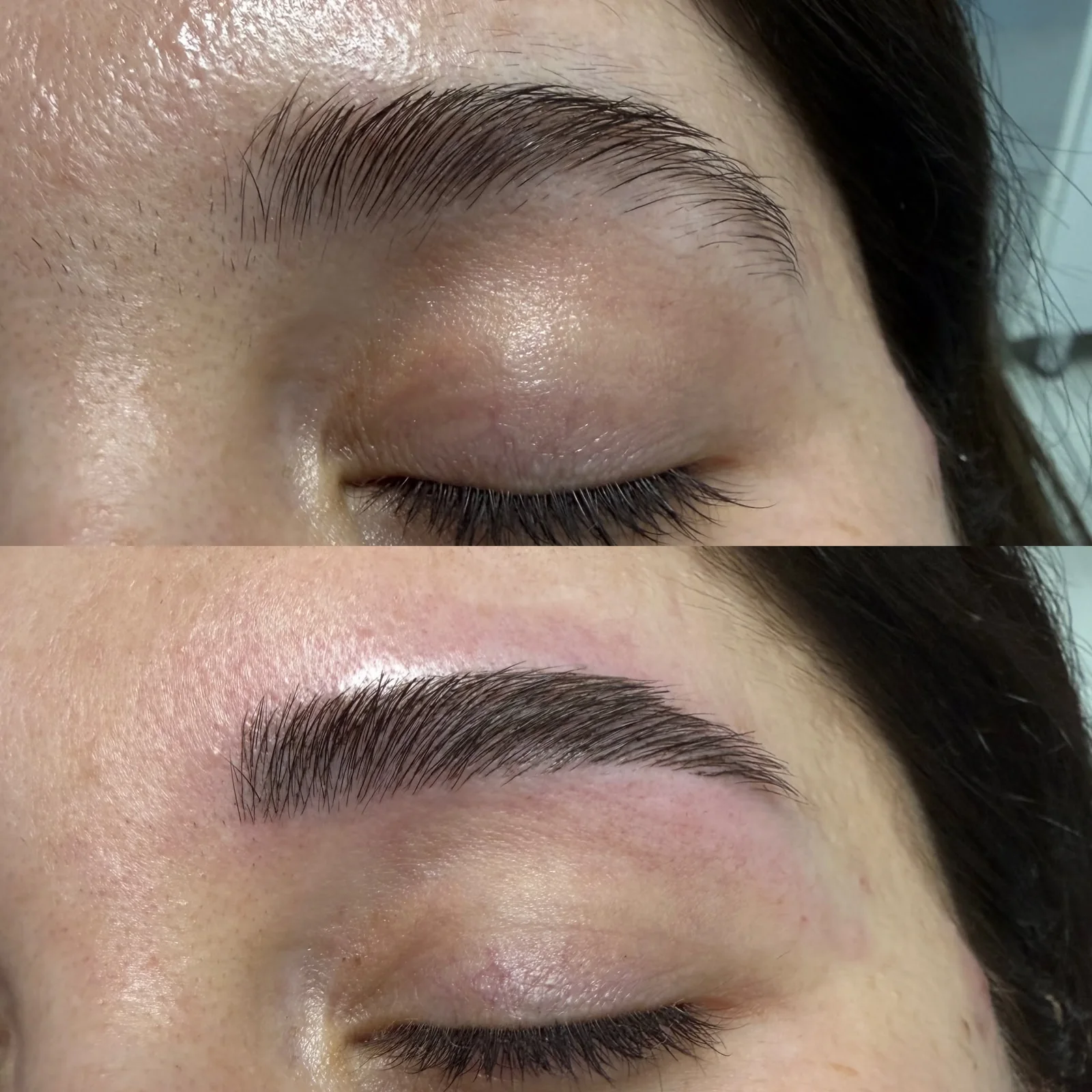 Arden Beauty microblading kaş uygulaması sonucu